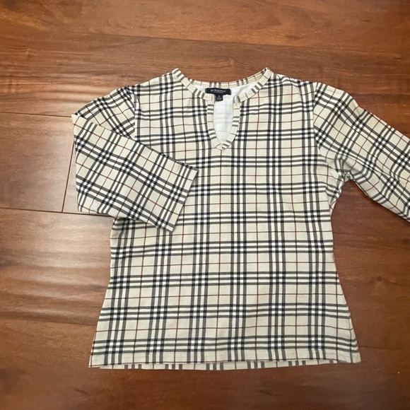 Burberry Nova Check Half Sleeve Top - Picture 10 of 11